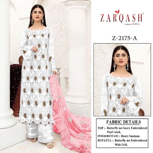 Zarqash Z 2175 Pakistani Salwar Suit Catalog